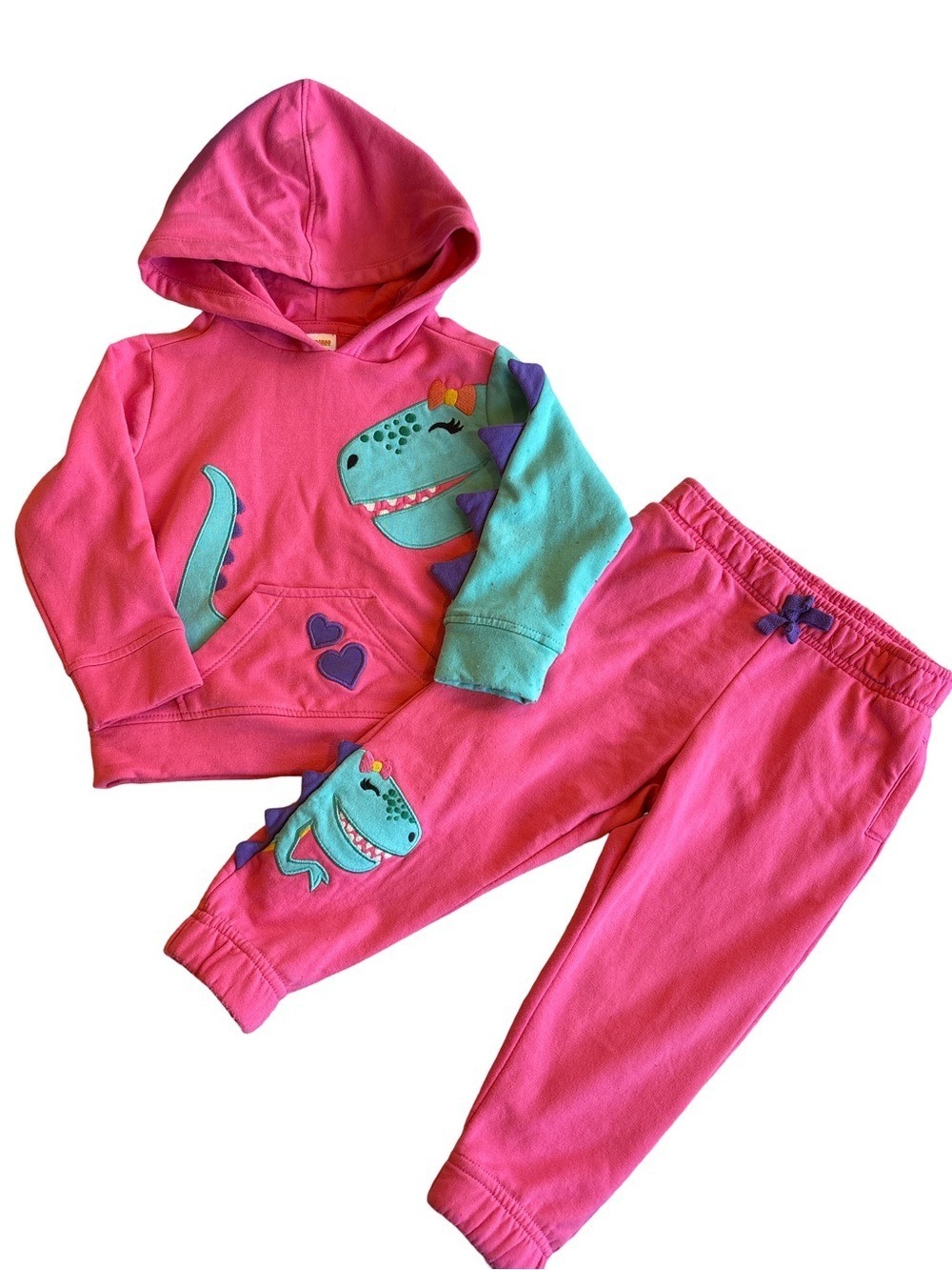 Gymboree Pink Toddler Hoodie & Sweatpants Set 12-18 months